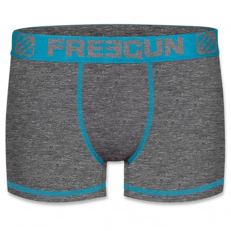 Boxer Homme Freegun Jean Turquoise