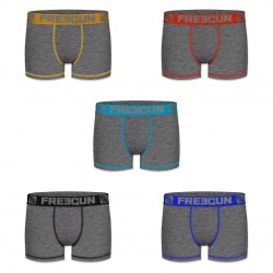 Lot de 5 boxers Homme Freegun Jean Multicolore