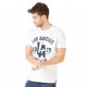T-shirt Homme Freegun Los Angeles Blanc