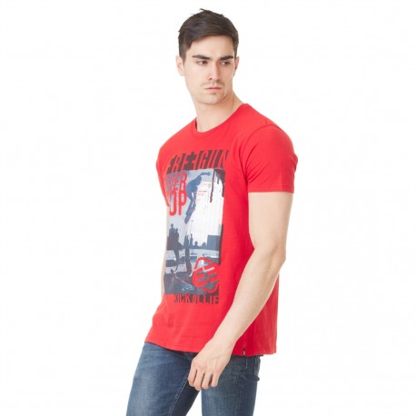 T-shirt Homme Freegun Skate Rouge