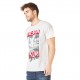 T-shirt Homme Freegun OKLM Blanc