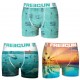 Lot de 3 boxers Homme Freegun Sea Multicolore