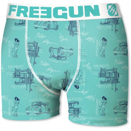 Boxer Garçon Freegun Surf Bleu