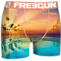 Boxer Garçon Freegun Sun Orange