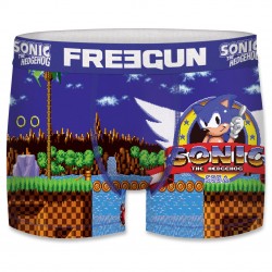 Boxer Garçon Freegun Sonic Game Bleu