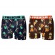 Lot de 2 boxers Homme Freegun Lapins Crétins Multicolore