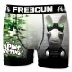 Boxer Homme Freegun Lapins Crétins Suspect Gris