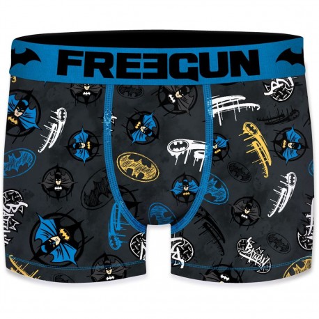 Boxer Garçon Freegun DC Comics Stikers Gris