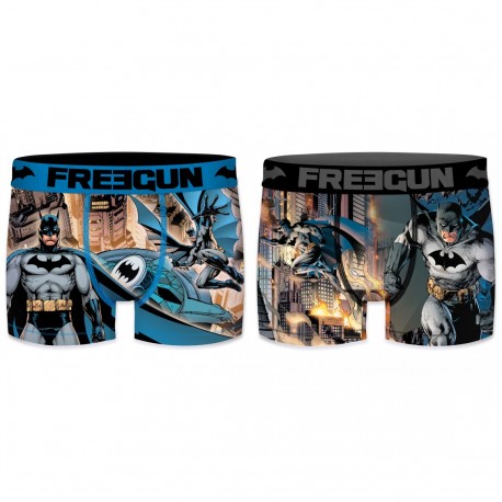 Lot de 2 boxers Garçon Freegun DC Comics Multicolore