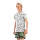 T-shirt Freegun Guitare Gris et Noir