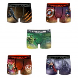 Lot de 5 boxers Homme Freegun Marvel Comics Multicolore