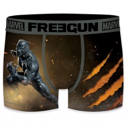 Boxer Garçon Freegun Marvel Pantère Marron