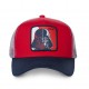 Casquette Capslab Star Wars Dark Vador Rouge filet Gris
