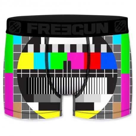 Boxer Homme Freegun Télévision Noir