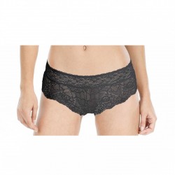 Boxer Dentelle Femme Miss Freegun Noir