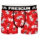 Boxer Homme Freegun Lapins Crétins Père Noël Rouge