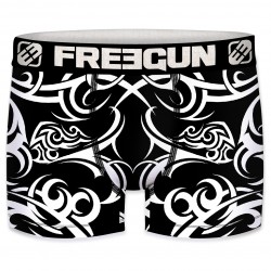 Boxer homme Freegun Tribal Noir