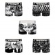 Lot de 5 boxers Garçon Freegun Black&White Noir