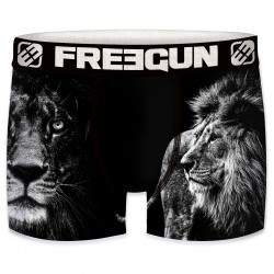 Boxer Homme Freegun Lion Noir