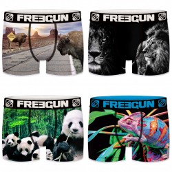 Lot de 4 boxers Garçon Freegun Multicolore