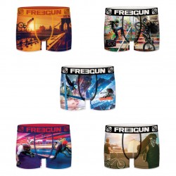 Lot de 5 boxers homme Freegun Undergroud Multicolore