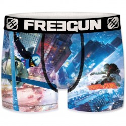 Boxer Garçon Freegun Ski bleu