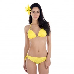 Maillot de Bain femme Miss Freegun 2 pièces jaune