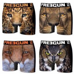 Boxers homme microfibre Packx4 Freegun E4