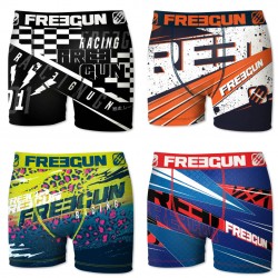 Boxers homme microfibre Packx4 Freegun E9