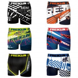 Boxers homme microfibre Packx6 Freegun E3