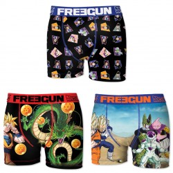 Boxers homme microfibre Packx3 Freegun Dragon Ball Z E2