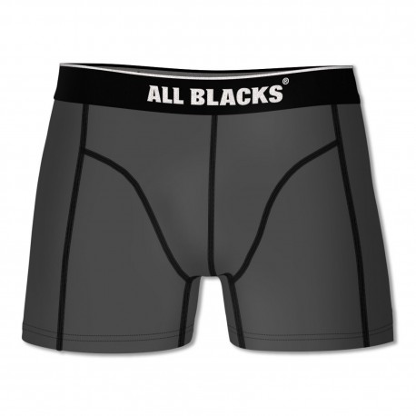 Boxer Homme Uni En Coton Elasthanne, All Blacks
