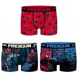 Boxers garçon microfibre Packx3 Freegun Spider Man E1