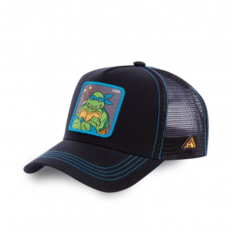 Casquette Capslab Tortues Ninja Leo noir