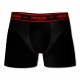 Lot 2 Boxers Homme Aktiv Performance Rouge et Noir