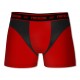 Lot 2 Boxers Homme Aktiv Performance Rouge et Noir