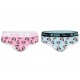 Lot de 2 boxers fille coton Freegun Disney Minnie Multicolore