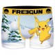 Boxer garcon microfibre Freegun Neige Pokemon Multicolore