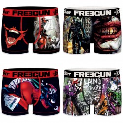 Lot de 4 boxers homme microfibre DC Comics Multicoloree