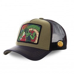 Casquette trucker Capslab Dragon Ball Z Shenron Kaki