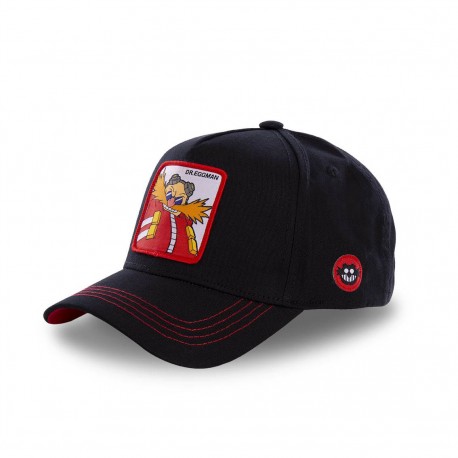 Casquette Capslab Sonic Dr Eggman noir