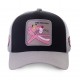 Casquette trucker Capslab Pink Panther Noir et Gris