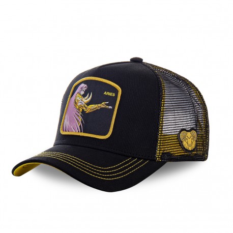 Casquette trucker Capslab Saint Seiya Aries Noir