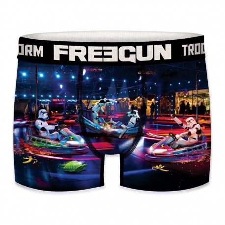 Boxer Homme  Freegun Storm Trooper Auto-tamponneuse Noir