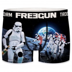 Boxer Homme  Freegun Storm Trooper Moon Noir