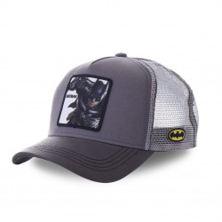 casquette trucker Capslab DC Comics Batman Gris