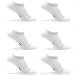 Lot de 6 paires Tiges courtes coton bio My Essential Blanc