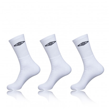 Lot de 3 Chaussettes tennis Umbro homme Blanc