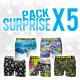 Lot de 5 boxers homme Pack surprise Freegun - FG/1/BMX5/MULTILOT