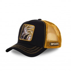 Casquette Capslab Dragon Ball Z Goku Super Saiyen Noir et Orange